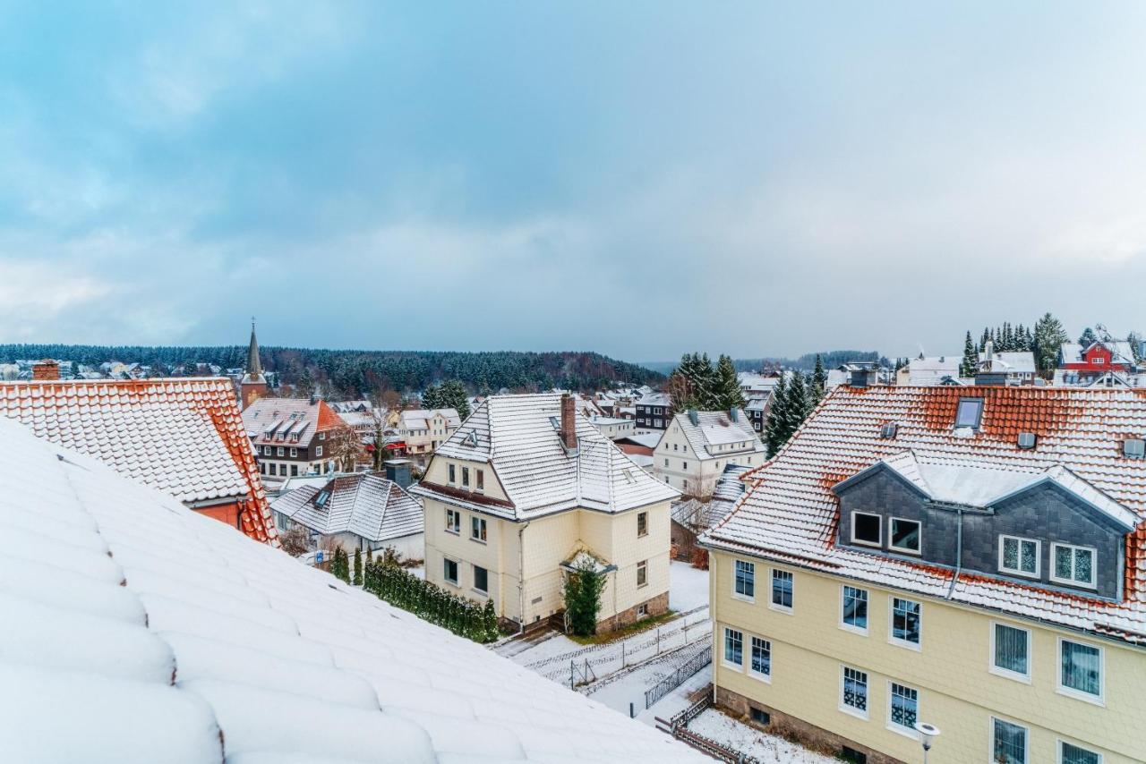 Grosse Wohnung - Boxspring - Rodelwiese - Balkon - 4 Personen Braunlage Exterior foto